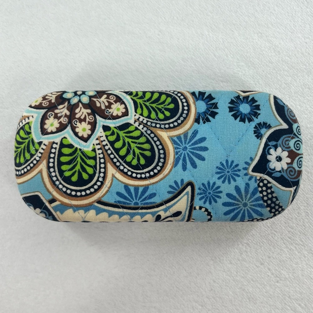 Vera Bradley Bali Blue Glasses Case